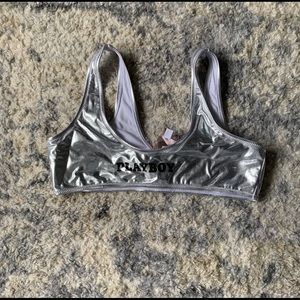 Missguided x playboy bikini top